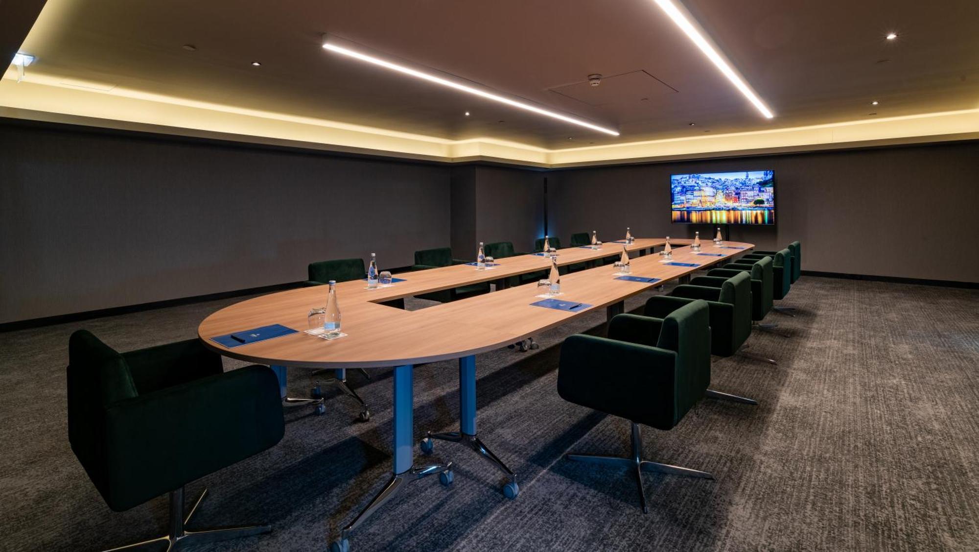 Hilton Porto Gaia Hotell Vila Nova de Gaia Eksteriør bilde Meeting room at the hotel